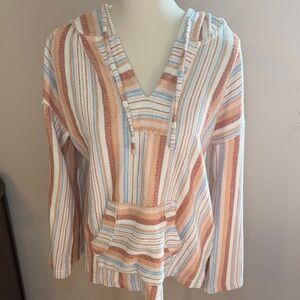 Roxy Multicolor Striped Hoodie